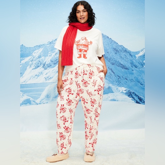 🆕 Old Navy Women's High-Waisted Flannel Pajama Jogger PJ Sleep Pants Bottoms S - Picture 7 of 16